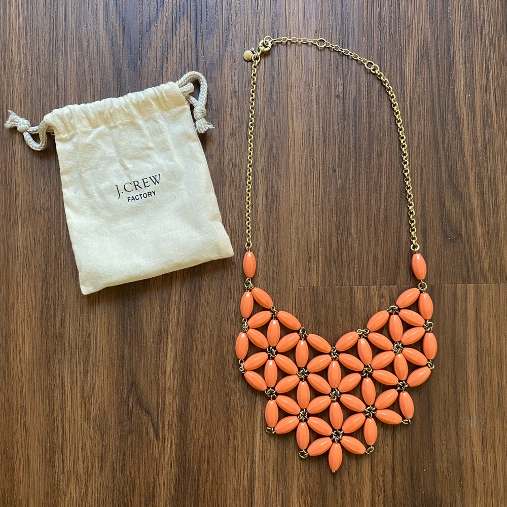 J.Crew | Flower Bib Necklace